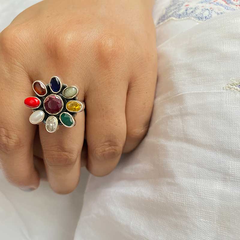 Classic Navratna Ring