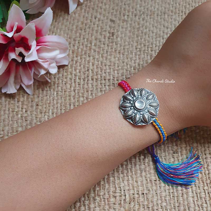 Sterling Silver Mutli Thread Rakhi