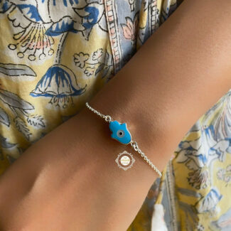 Hamsa Evil Eye Bracelet