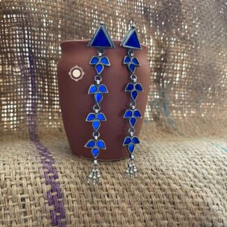 Afghan Glass Ghungroo Earring