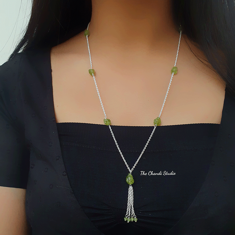 Rustic Romance, Prehnite Necklace