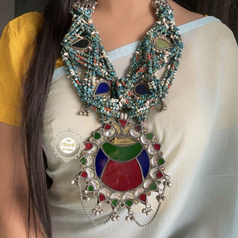 Jashn-E-Bahara Vintage Maharani Afghan Necklace