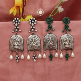 Utsav Floral Ganesh Earring