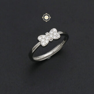 Sparkling Treasure Bow Ring