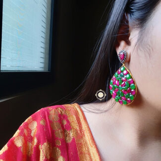 Bold &Amp; Bling Stone Earring