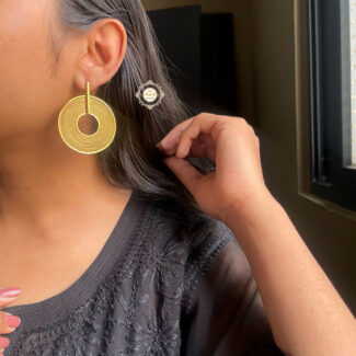 Concentric Round Filigree Earring