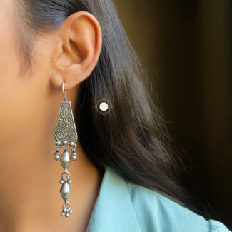 Noor Lotus Ghungroo Earring