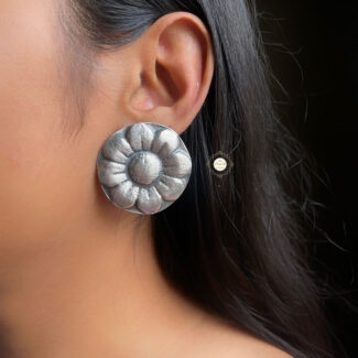 Oversized Flower Stud