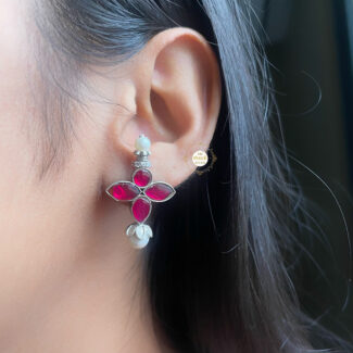 Dainty Stone Earring