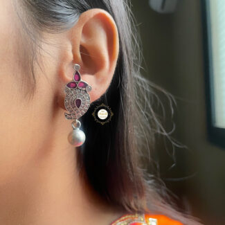 Paisley Ball Drop Earring