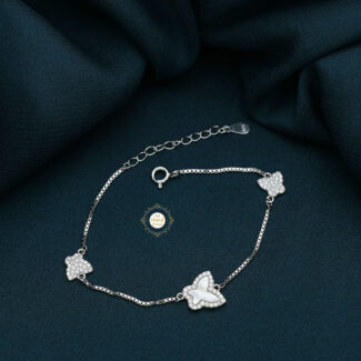 Sparkling Treasure Delicate Butterfly Bracelet