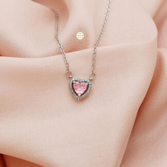 Sparkling Treasure Heart Necklace