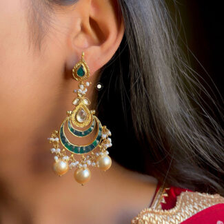 Chaandbali Full Gold Earring