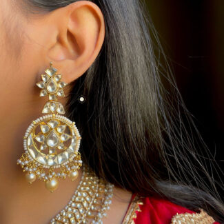 Chaandbali Full Gold Earring