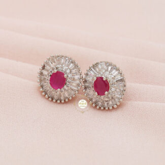 Sparkling Silver Glamour Classic Earring